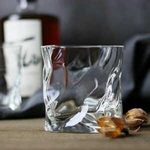 Japanese Design Twisted Glass Cup