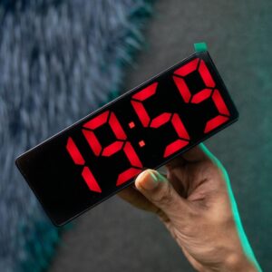 LED Smart Table Clock | Red