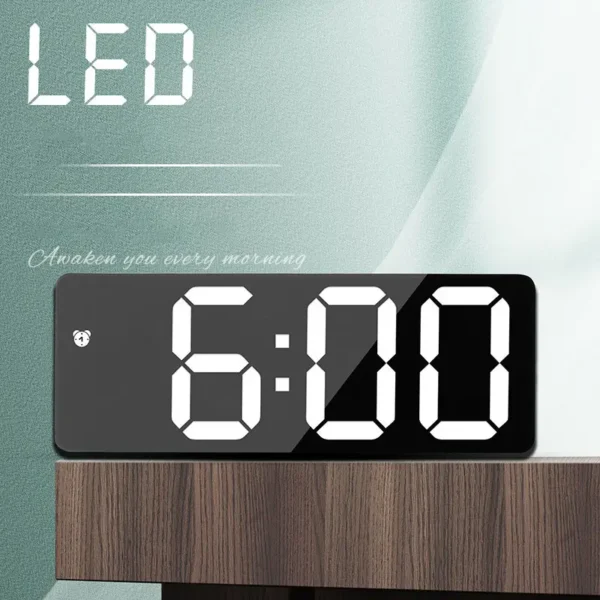 LED Smart Table Clock | White