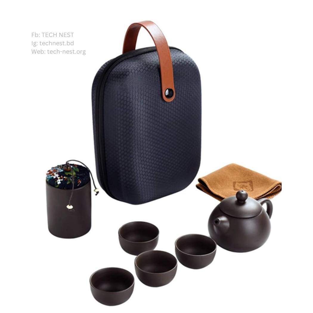 Ceramic Travel Tea Set - 3