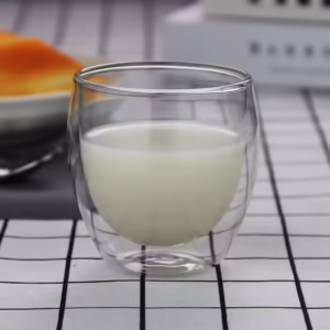 4 Pieces Set- Double Wall 250 mL Transperant Cup