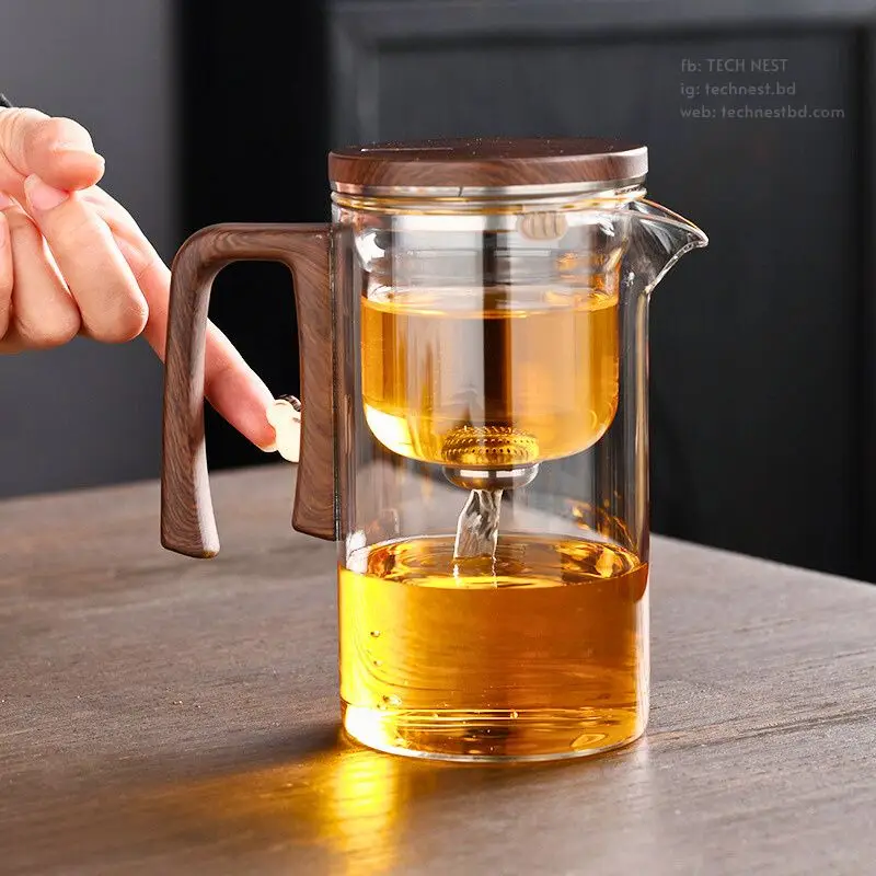 Artifact Magnetic Suction Tea Brewer Glass Filter Teapot-2