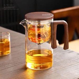 Artifact Magnetic Suction Tea Brewer Glass Filter Teapot