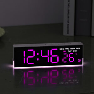 Digital Alarm Clock with Ambient Mood Light