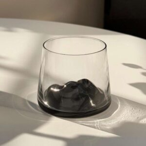 220mL Smoky Mountain Glass – Creative Lowball Cocktail & Juice Tumbler