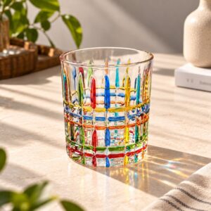 300ml Crystal Hand-Painted Rainbow Light Medieval Cup