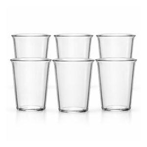 6 Pcs Set- 310ml Heat-Resistant Korean Ins Style Coffee & Juice Cup