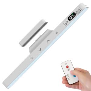 A29RC Magnetic LED Desk Light— Rechargeable with Remote & Touch Control