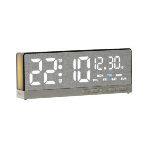 Multifunctional LED Desktop Clock with Calendar & Night Light